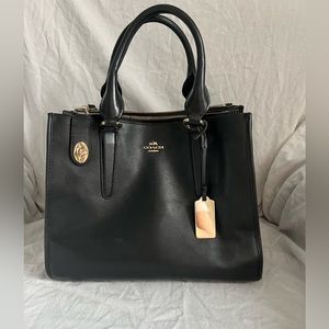 Coach - Medium Size Black Tote Bag